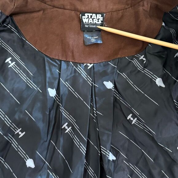 Her Universe Torrid Star Wars Solo Faux Leather Twill Jacket Size 2 (18-20) - Picture 3 of 8